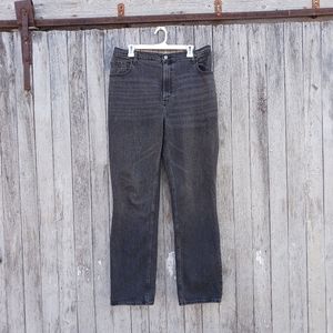 Abercrombie & Fitch 29/8  Curve Love 90s Straight High Rise Black Jeans